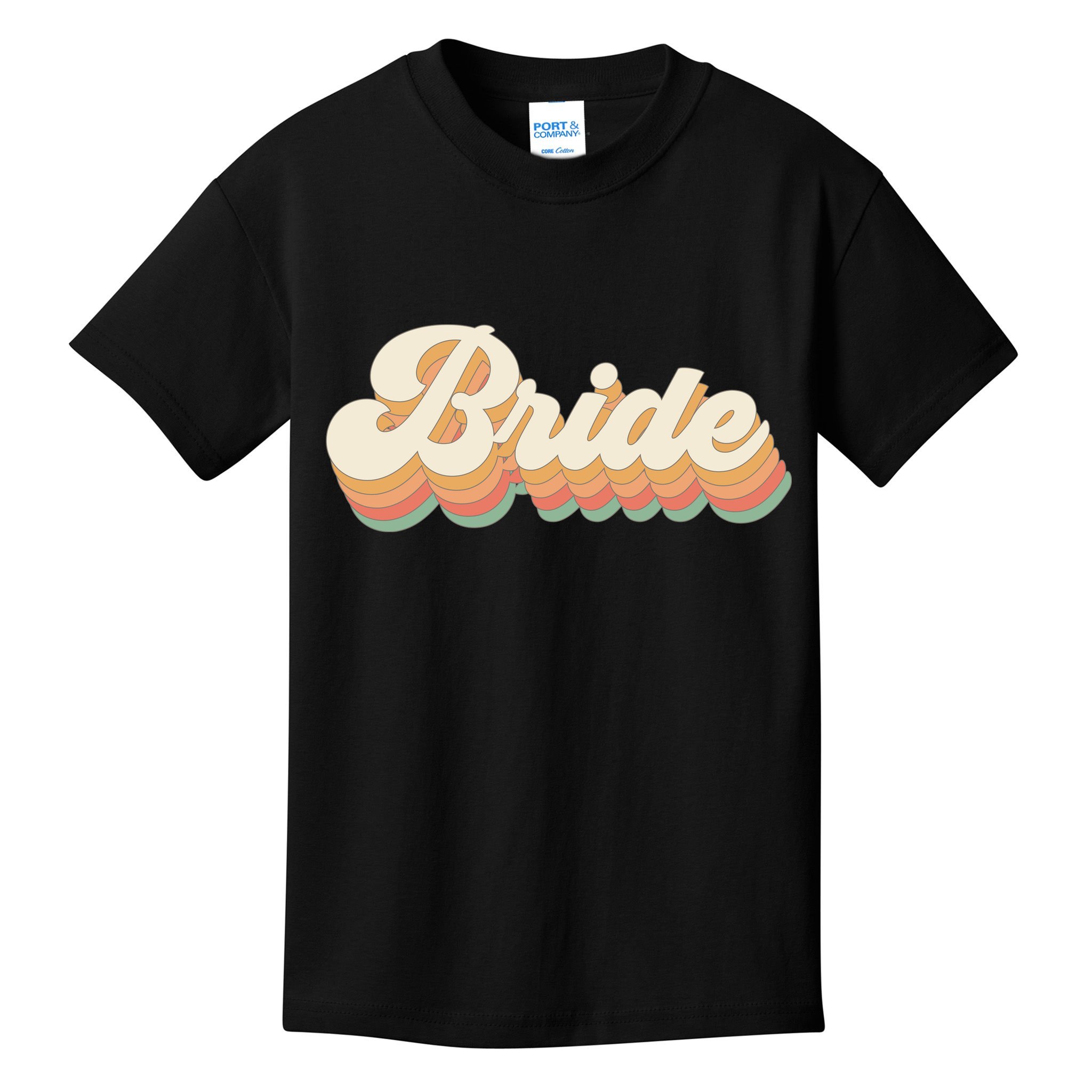 Team Bride Vintage Bachelorette Party Kids T-Shirt