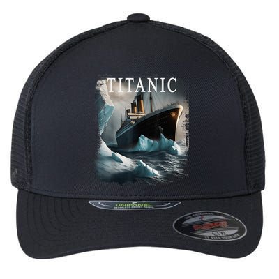 Titanic Boat Vintage Cruise Ship Sailing in 1912 hit Iceberg Flexfit Unipanel Trucker Cap
