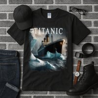 Titanic Boat Vintage Cruise Ship Sailing in 1912 hit Iceberg Tall T-Shirt