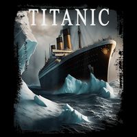 Titanic Boat Vintage Cruise Ship Sailing in 1912 hit Iceberg Tall T-Shirt