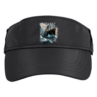 Titanic Boat Vintage Cruise Ship Sailing in 1912 hit Iceberg Adult Drive Performance Visor