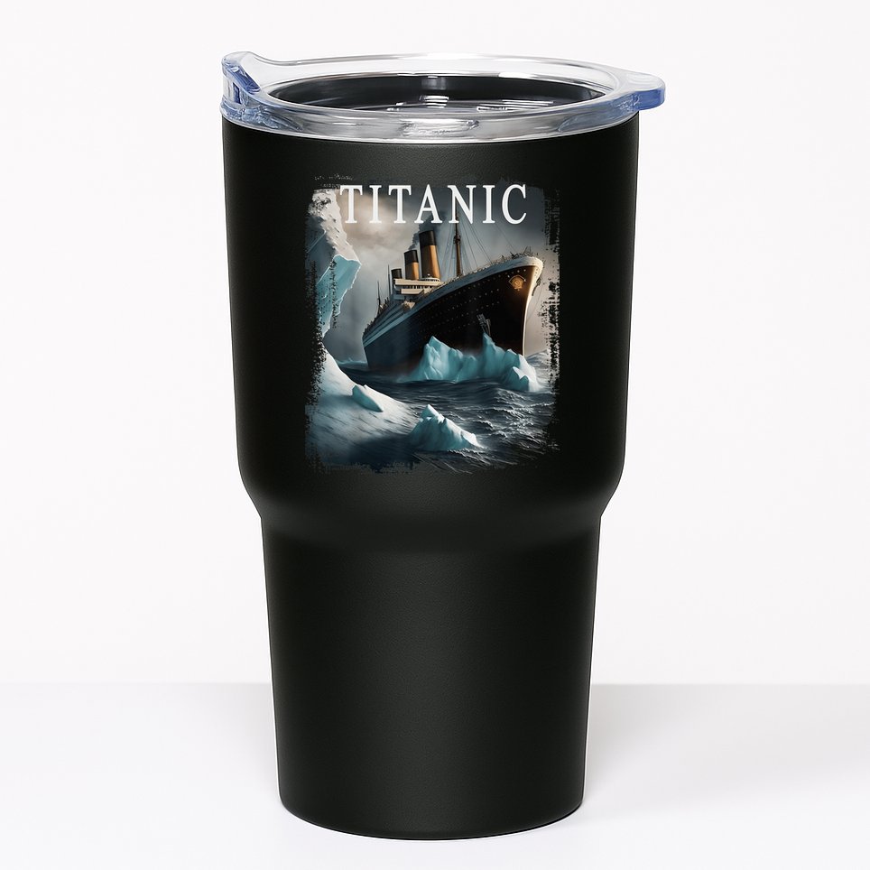 Titanic Boat Vintage Cruise Ship Sailing in 1912 hit Iceberg Tumbler