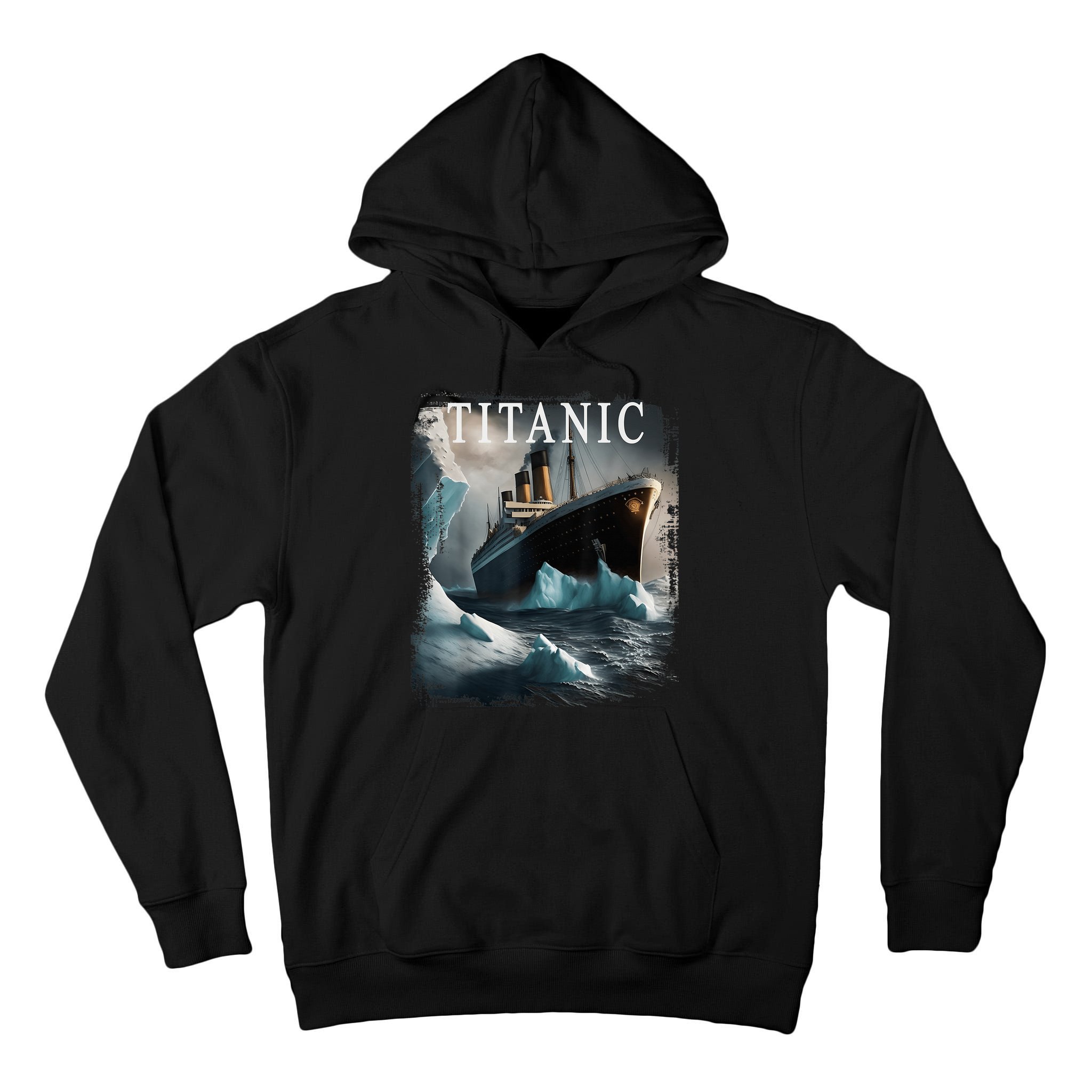 Titanic Boat Vintage Cruise Ship Sailing in 1912 hit Iceberg Tall Hoodie