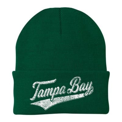 Tampa Bay Varsity Script Classic Sports Jersey Style Knit Cap Winter Beanie