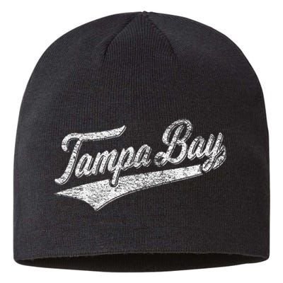 Tampa Bay Varsity Script Classic Sports Jersey Style Sustainable Beanie