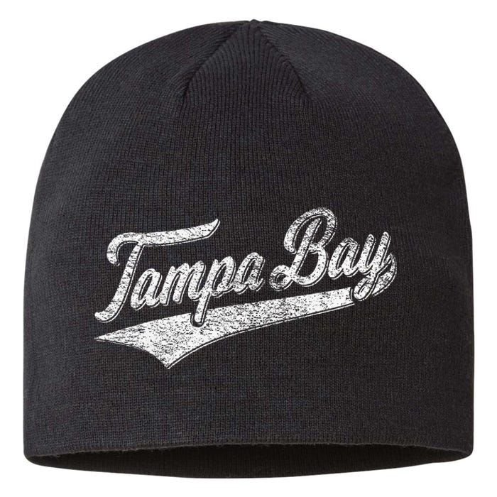 Tampa Bay Varsity Script Classic Sports Jersey Style Sustainable Beanie