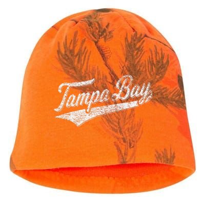 Tampa Bay Varsity Script Classic Sports Jersey Style Kati - Camo Knit Beanie