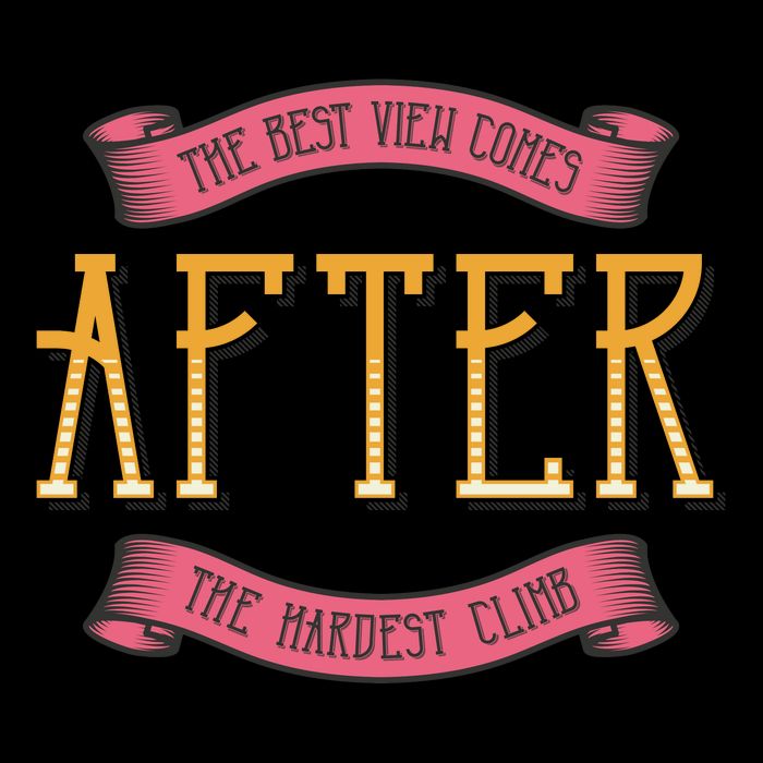 The Best View Comes After The Hardest Climb Youth Performance Sprint T-Shirt