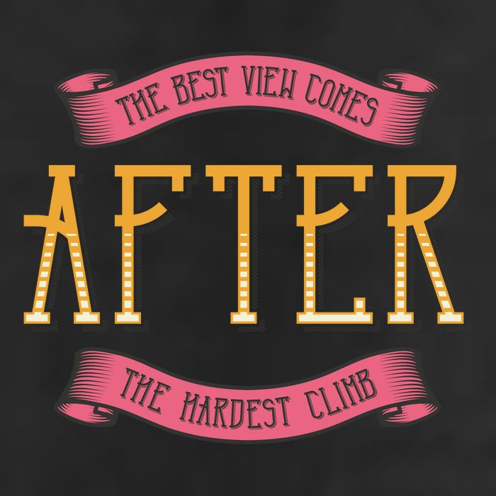 The Best View Comes After The Hardest Climb Golf Towel