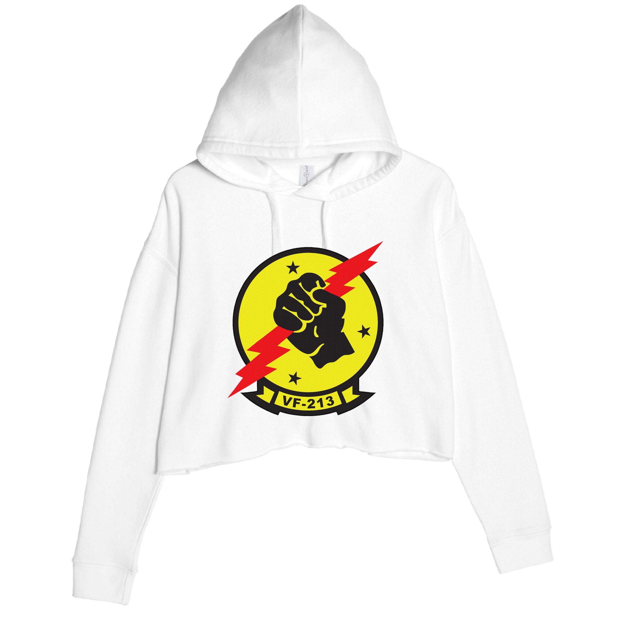 The Busboy Vf 213 Crop Fleece Hoodie