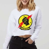 The Busboy Vf 213 Cropped Pullover Crew