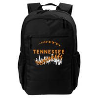 Tennessee Baseball Vintage Leopard Heart Baseball Fans Daily Commute Backpack