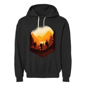 The Best View Comes After The Hardest Climb Garment-Dyed Fleece Hoodie