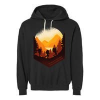 The Best View Comes After The Hardest Climb Garment-Dyed Fleece Hoodie