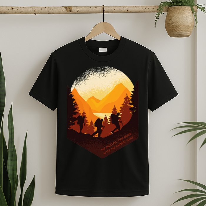 The Best View Comes After The Hardest Climb T-Shirt