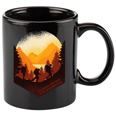 The Best View Comes After The Hardest Climb 11oz C Handle Ceramic Mug
