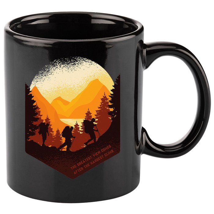 The Best View Comes After The Hardest Climb 11oz C Handle Ceramic Mug