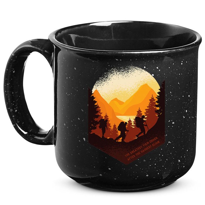 The Best View Comes After The Hardest Climb 15oz Campfire Ceramic Mug