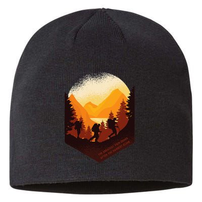 The Best View Comes After The Hardest Climb Sustainable Beanie