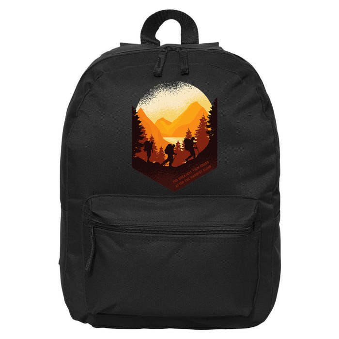 The Best View Comes After The Hardest Climb 16 in Basic Backpack