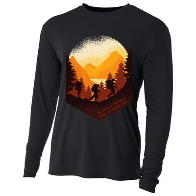 The Best View Comes After The Hardest Climb Cooling Performance Long Sleeve Crew
