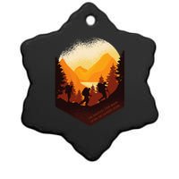 The Best View Comes After The Hardest Climb Ceramic Star Ornament