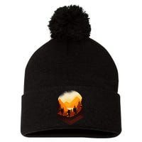The Best View Comes After The Hardest Climb Pom Pom 12in Knit Beanie
