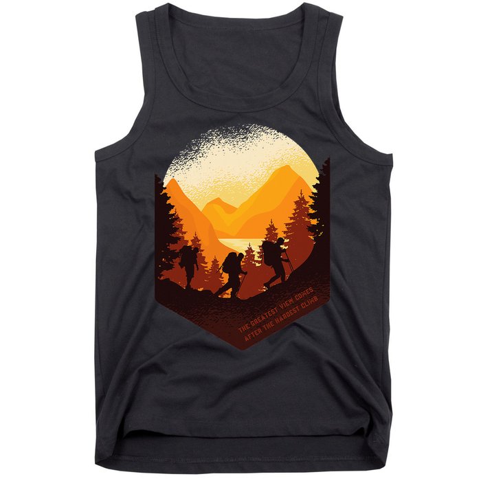 The Best View Comes After The Hardest Climb Tank Top