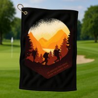 The Best View Comes After The Hardest Climb Golf Towel