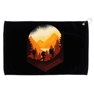 The Best View Comes After The Hardest Climb Grommeted Golf Towel