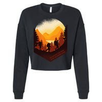 The Best View Comes After The Hardest Climb Cropped Pullover Crew