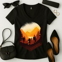 The Best View Comes After The Hardest Climb Women's V-Neck T-Shirt