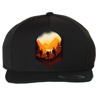 The Best View Comes After The Hardest Climb Wool Snapback Cap