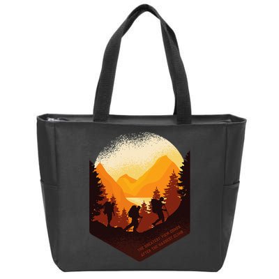 The Best View Comes After The Hardest Climb Zip Tote Bag