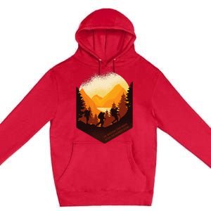 The Best View Comes After The Hardest Climb Premium Pullover Hoodie