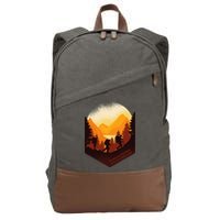 The Best View Comes After The Hardest Climb Cotton Canvas Backpack