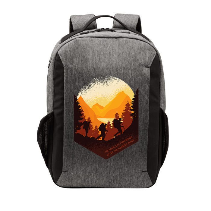 The Best View Comes After The Hardest Climb Vector Backpack