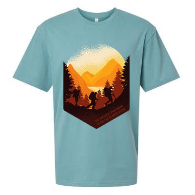 The Best View Comes After The Hardest Climb Sueded Cloud Jersey T-Shirt
