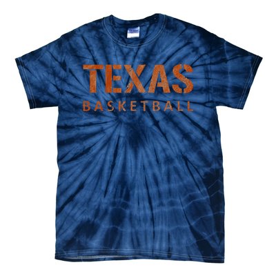 Texas Basketball Vintage Distressed Tie-Dye T-Shirt