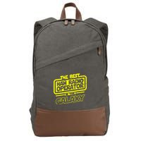 The Best Vintage Ham Radio Operator In The Galaxy Cool Cotton Canvas Backpack
