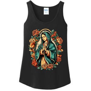 The Blessed Virgin Mary Is The Mother Of Jesus Christ Ladies Essential Tank