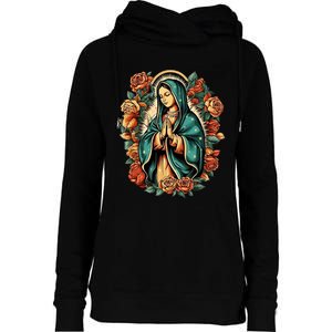 The Blessed Virgin Mary Is The Mother Of Jesus Christ Womens Funnel Neck Pullover Hood