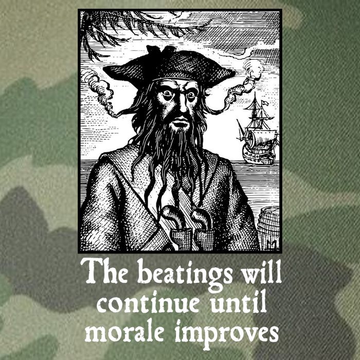 The Beatings Will Continue Until Morale Improves Legacy Tie Dye Trucker Hat