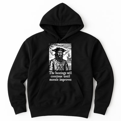 The Beatings Will Continue Until Morale Improves Hoodie