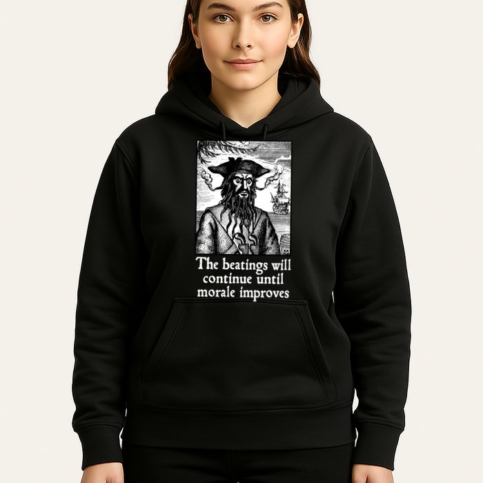 The Beatings Will Continue Until Morale Improves Hoodie