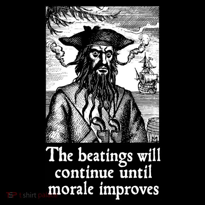 The Beatings Will Continue Until Morale Improves Sweatshirt
