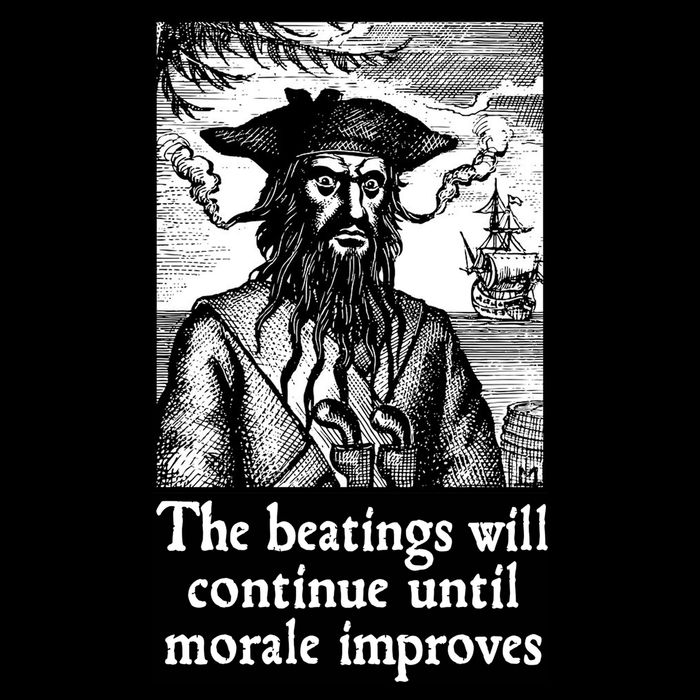 The Beatings Will Continue Until Morale Improves T-Shirt