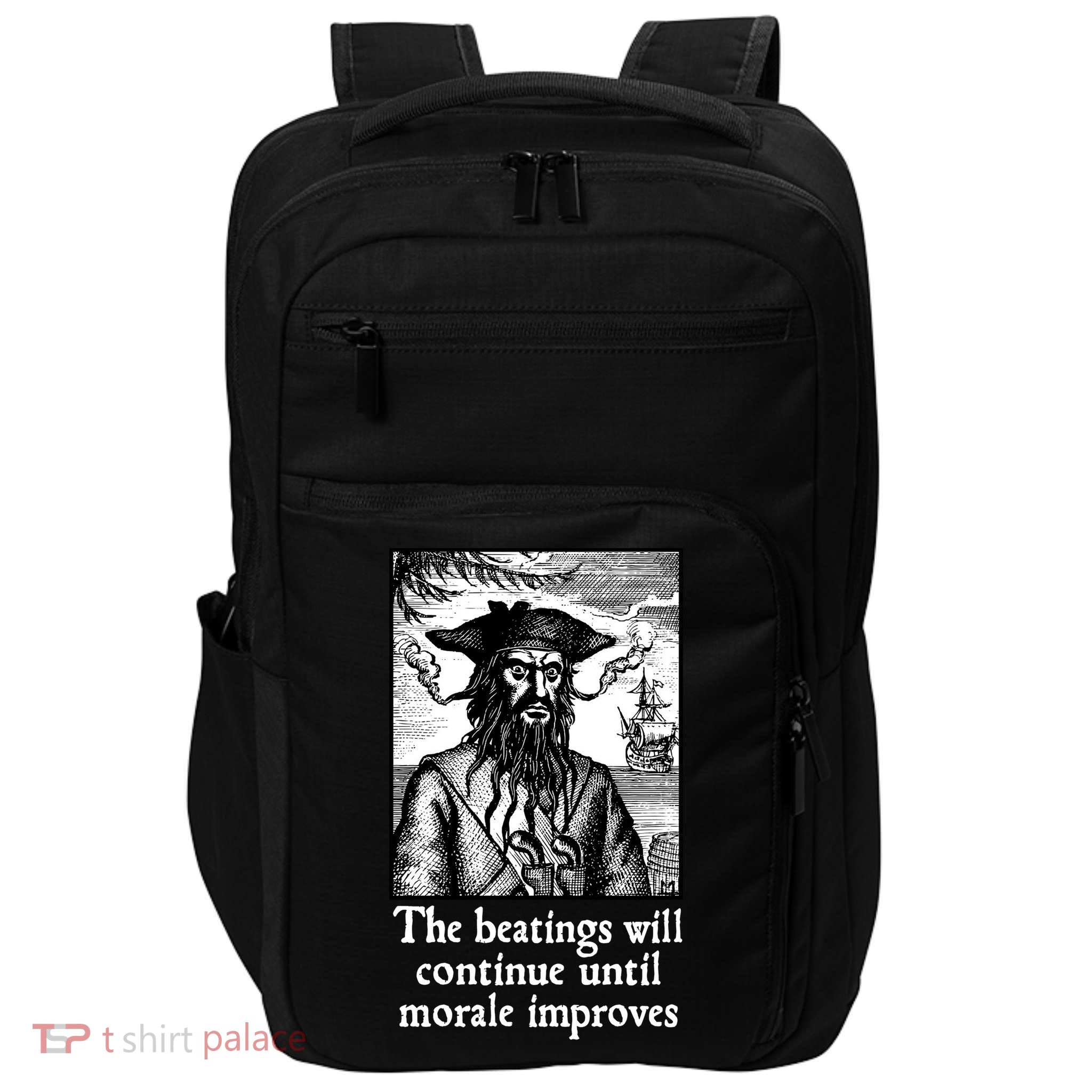 The Beatings Will Continue Until Morale Improves Impact Tech Backpack