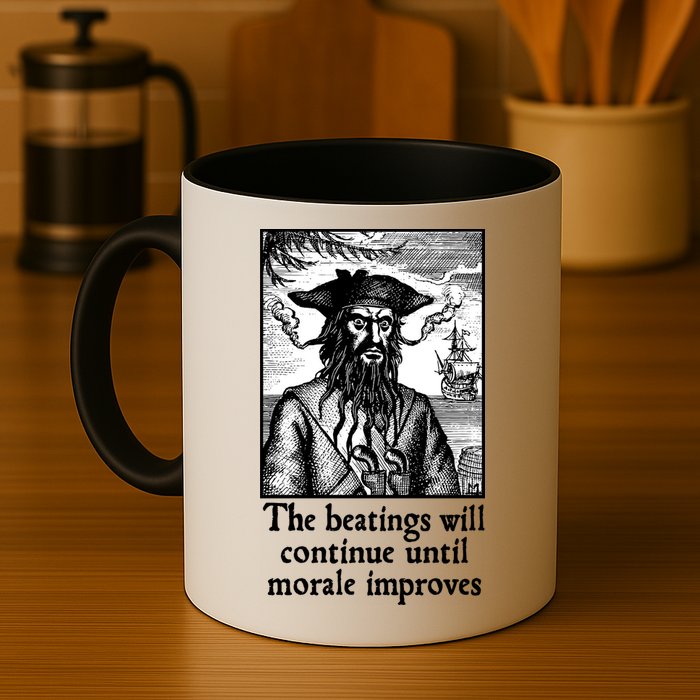 The Beatings Will Continue Until Morale Improves Mug