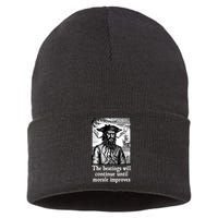 The Beatings Will Continue Until Morale Improves Sustainable Knit Beanie